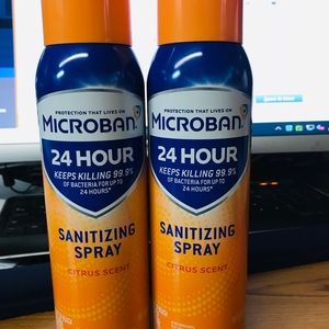 Lot of Two~Microban 24hr Sprays~